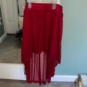 High low skirt